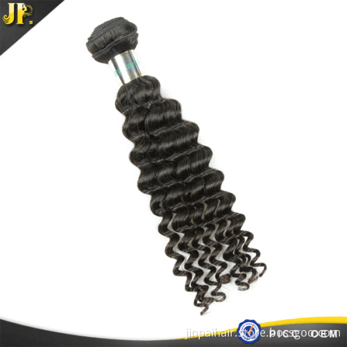 JP unprocessed wholesale virgin mongolian human hair, grade 8A deep wave hair